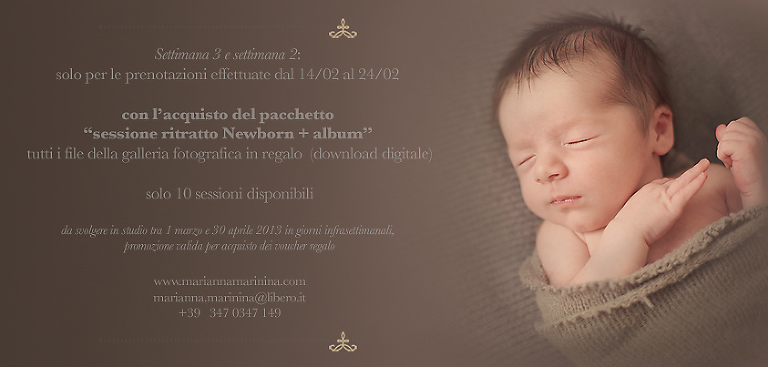 Servizio fotografico dedicato ai neonati  Newborn photographer Milan and  Varese - Marianna Marinina Photography